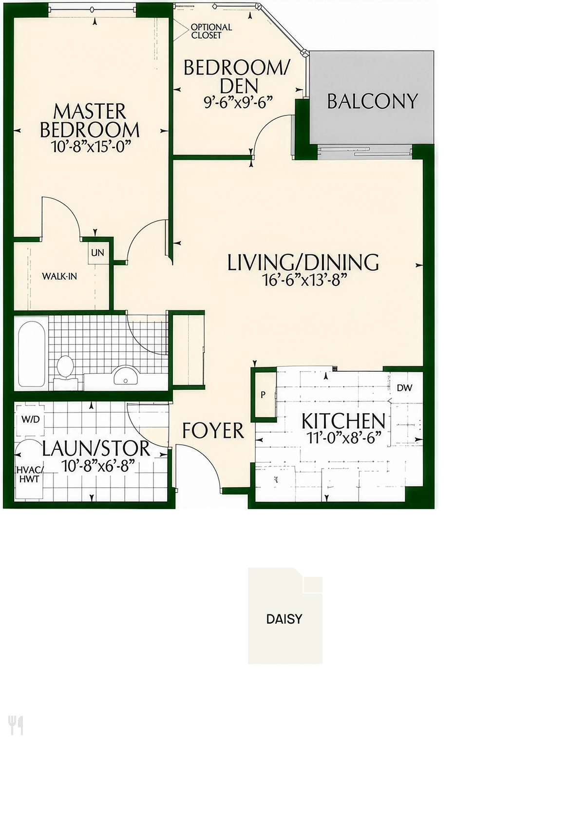 Daisy floor layout