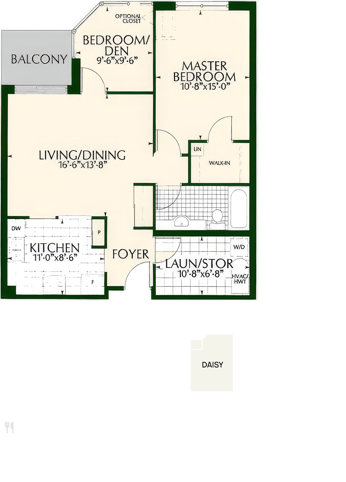 Daisy floor layout