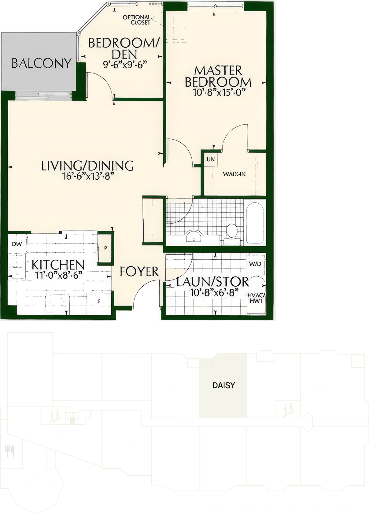 Daisy right floor layout