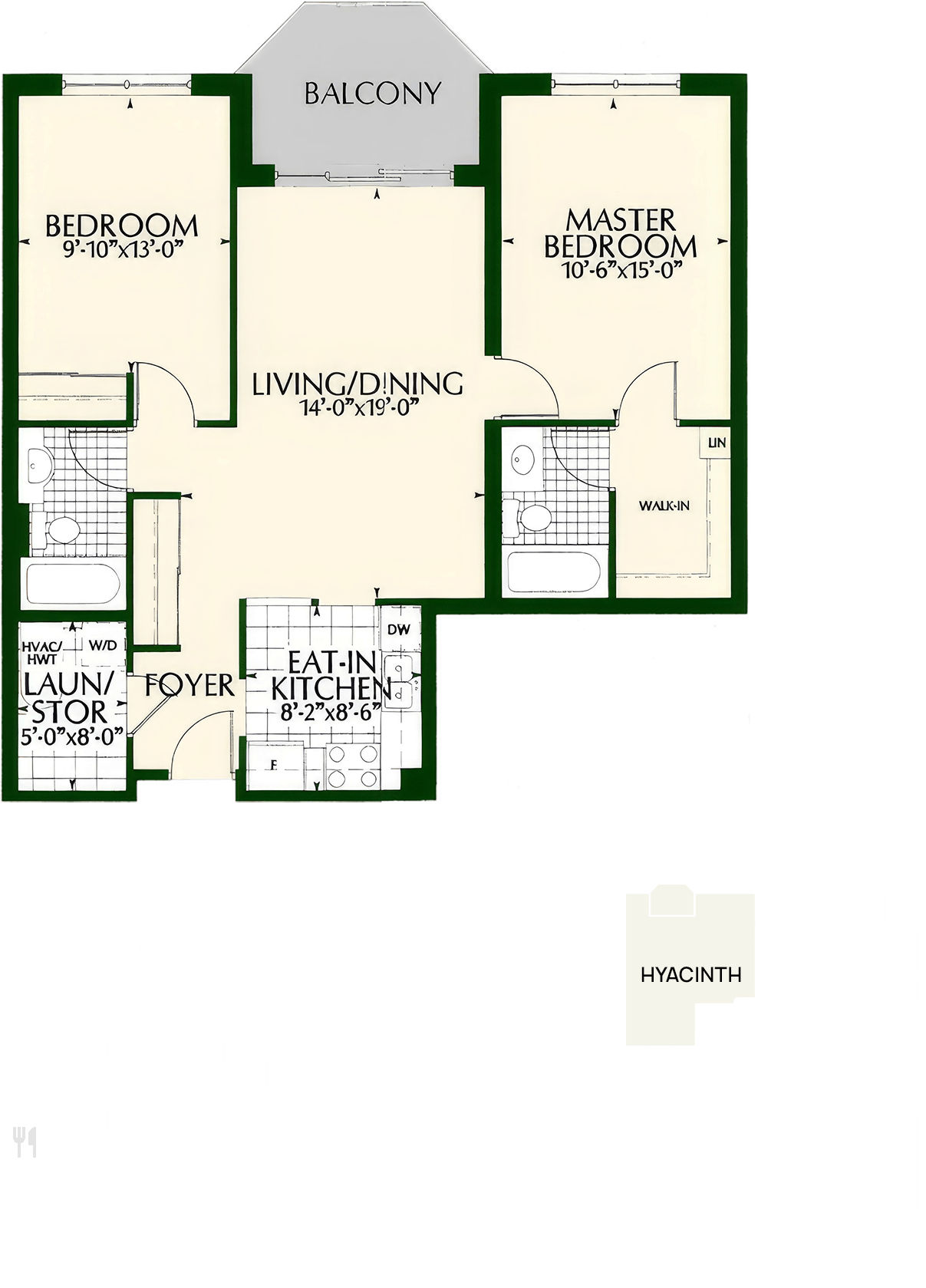 Hyacinth floor layout