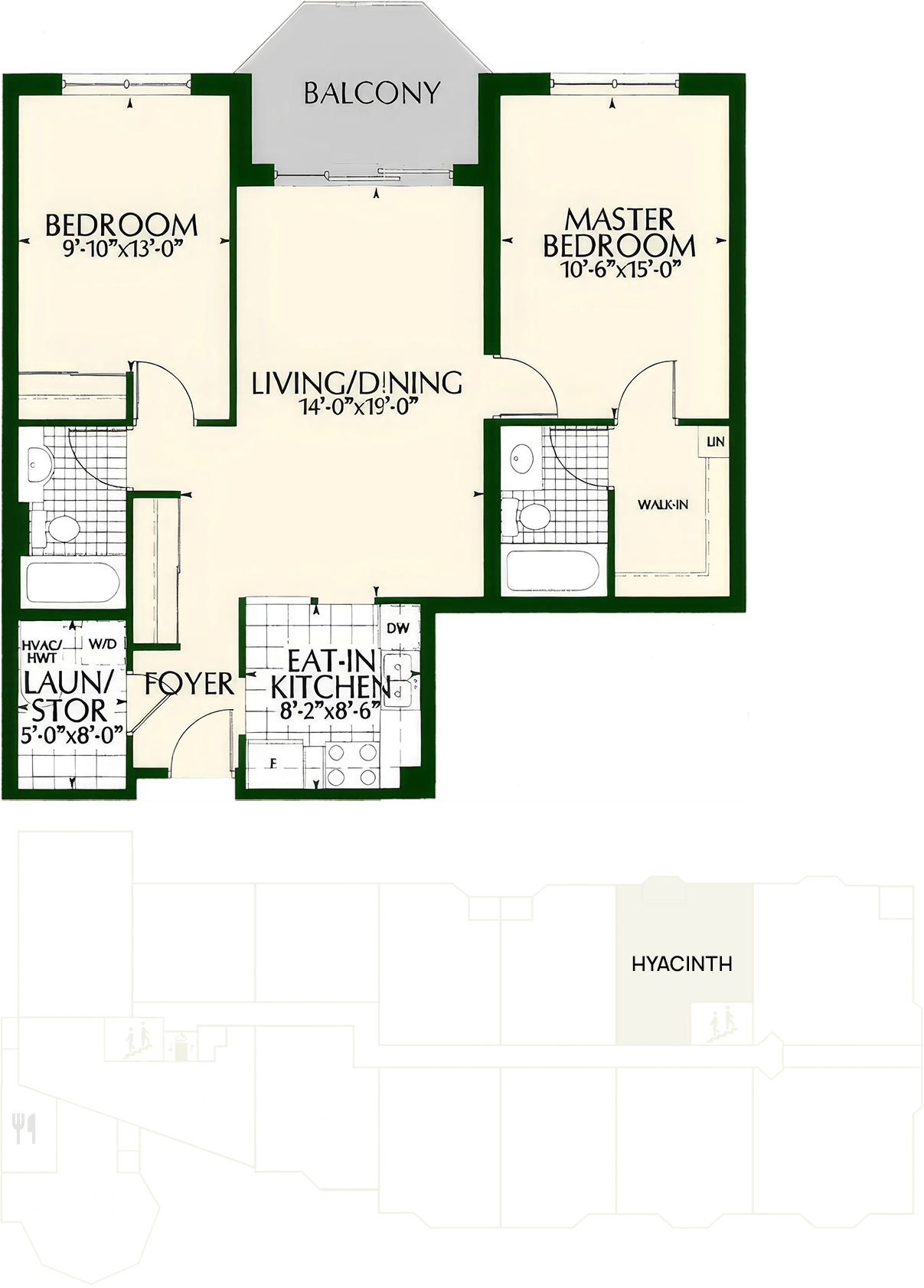 Hyacinth floor layout