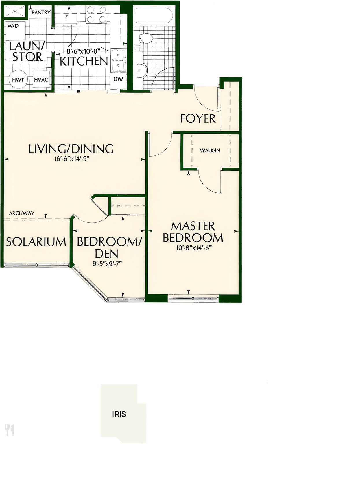 Iris floor layout