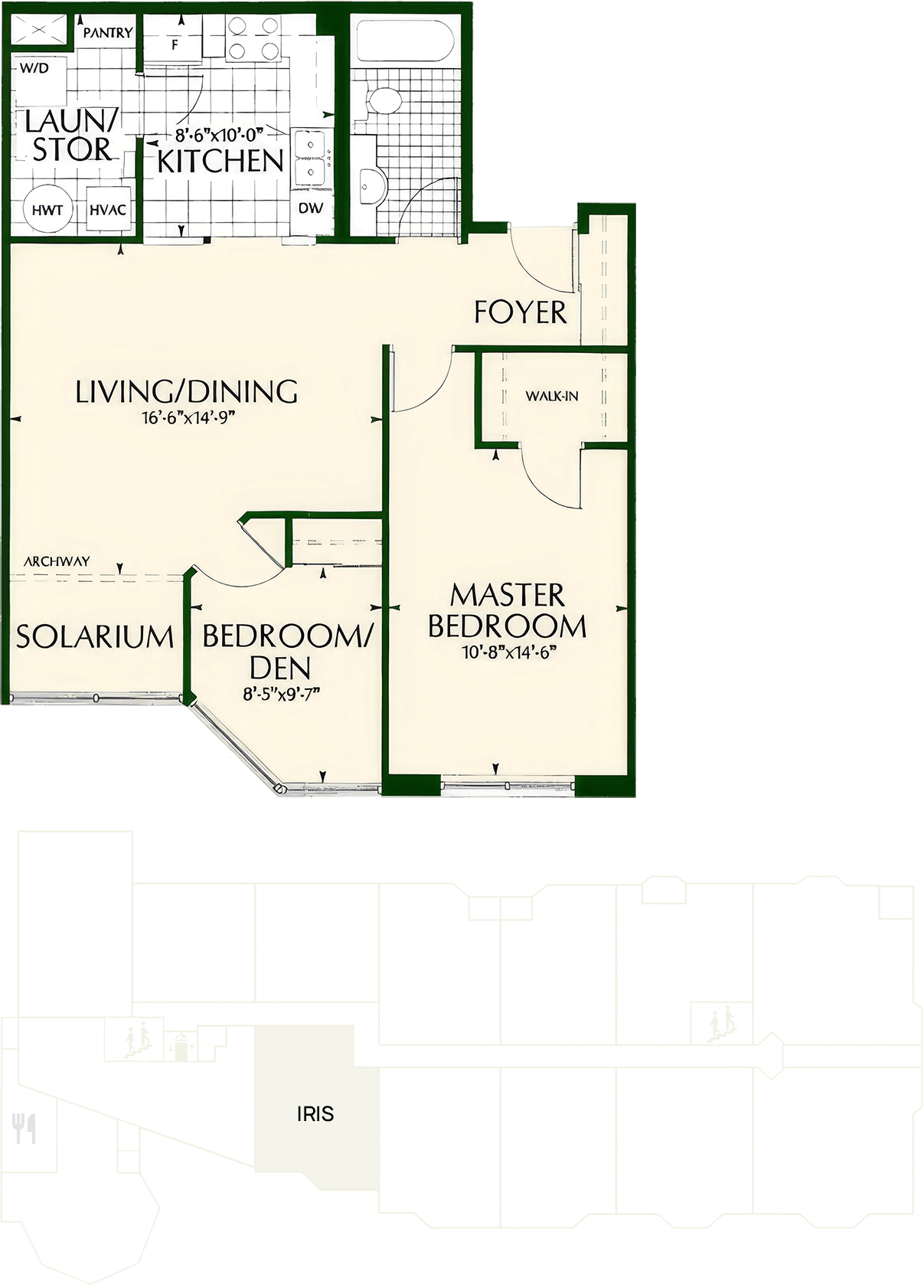 Iris floor layout