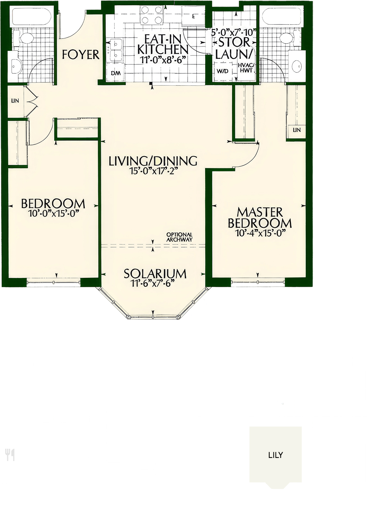 Lily floor layout