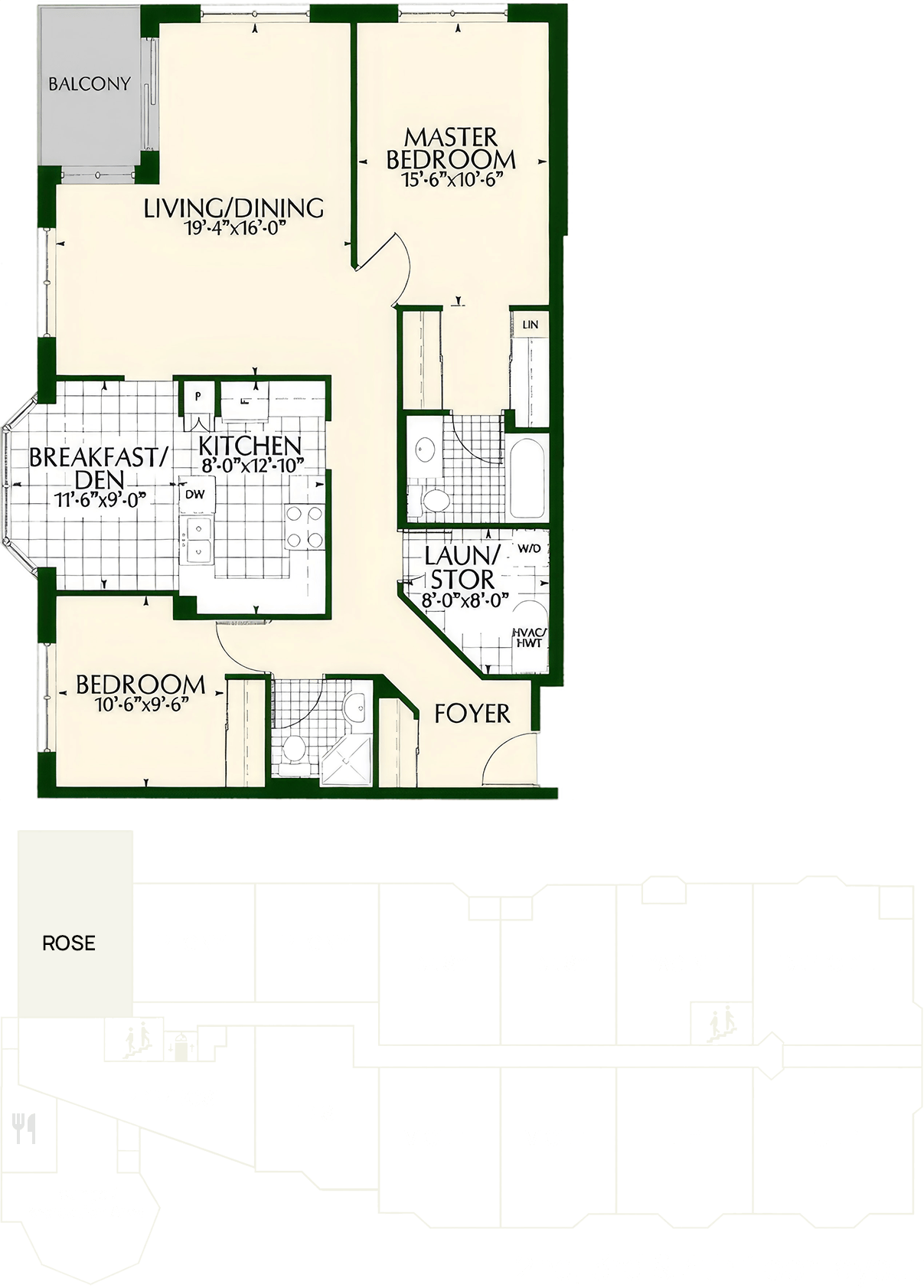 Rose floor layout