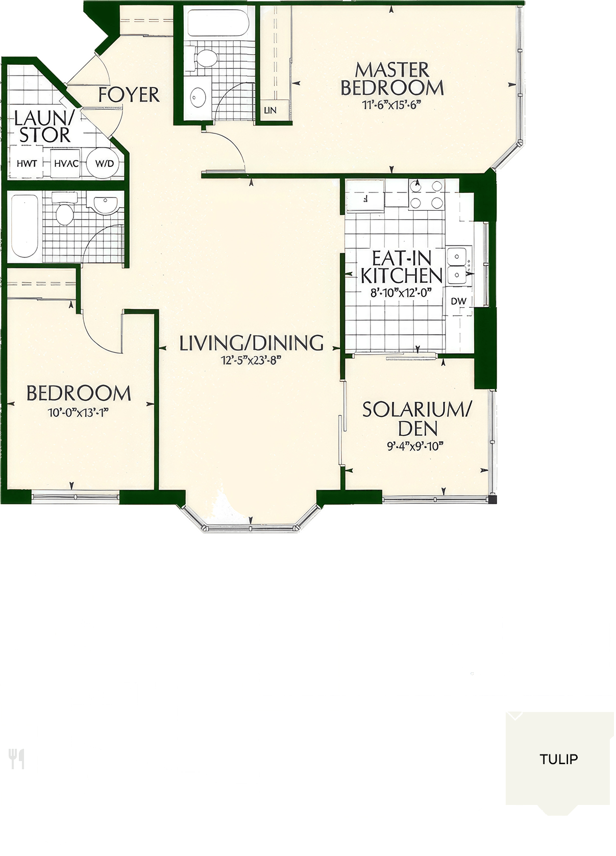 Tulip floor layout