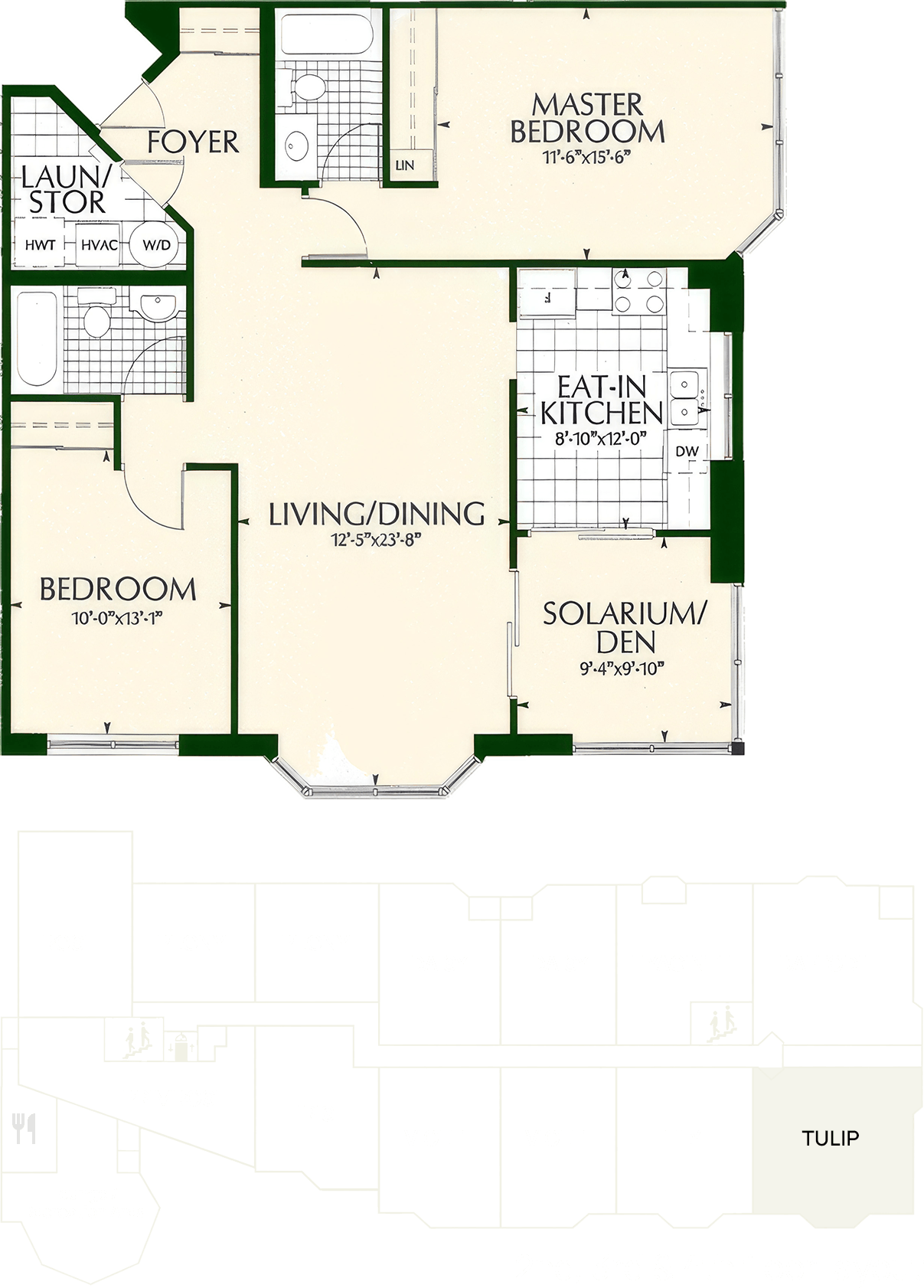 Tulip floor layout